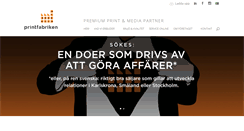 Desktop Screenshot of printfabriken.se