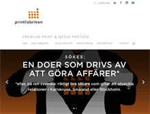 Tablet Screenshot of printfabriken.se